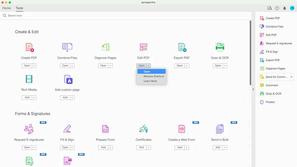 Adobe Acrobat Reader DC 2024 interface screenshot