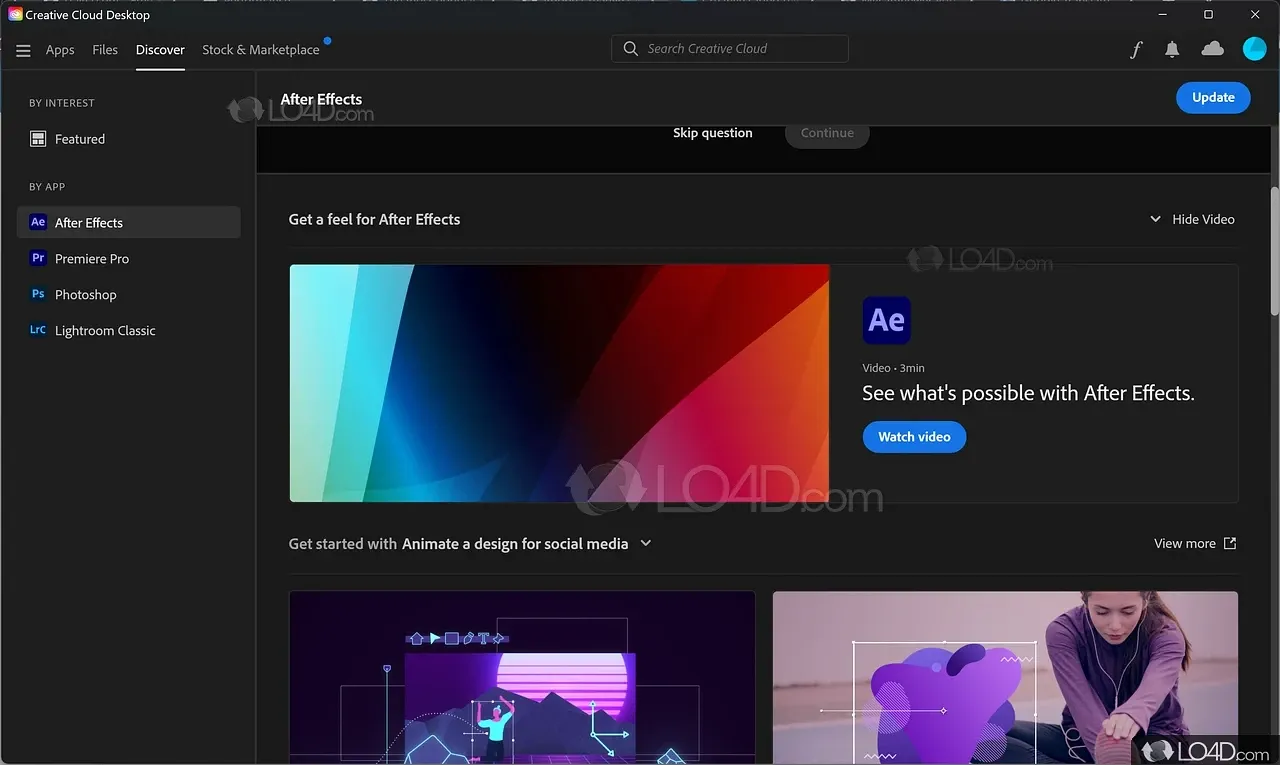Adobe Creative Cloud 2025 project screenshot