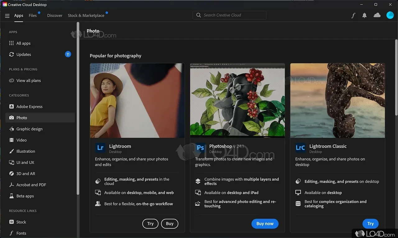 Adobe Creative Cloud 2026 interface screenshot