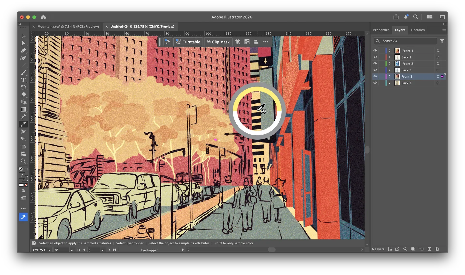 Adobe Illustrator 2026 project screenshot