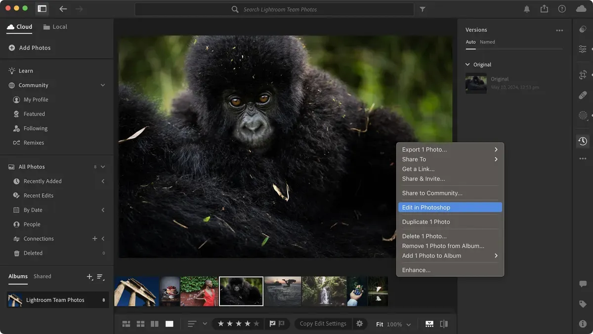 Adobe Lightroom Classic 2024 project screenshot