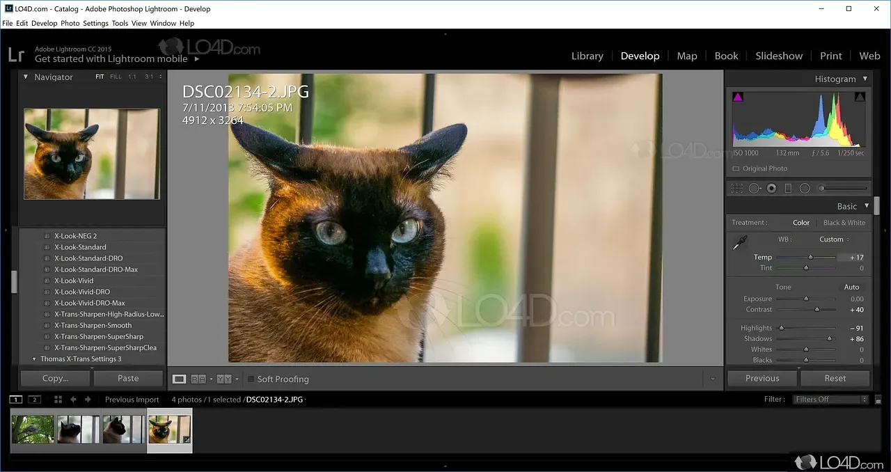 Adobe Lightroom Classic 2025 workspace screenshot