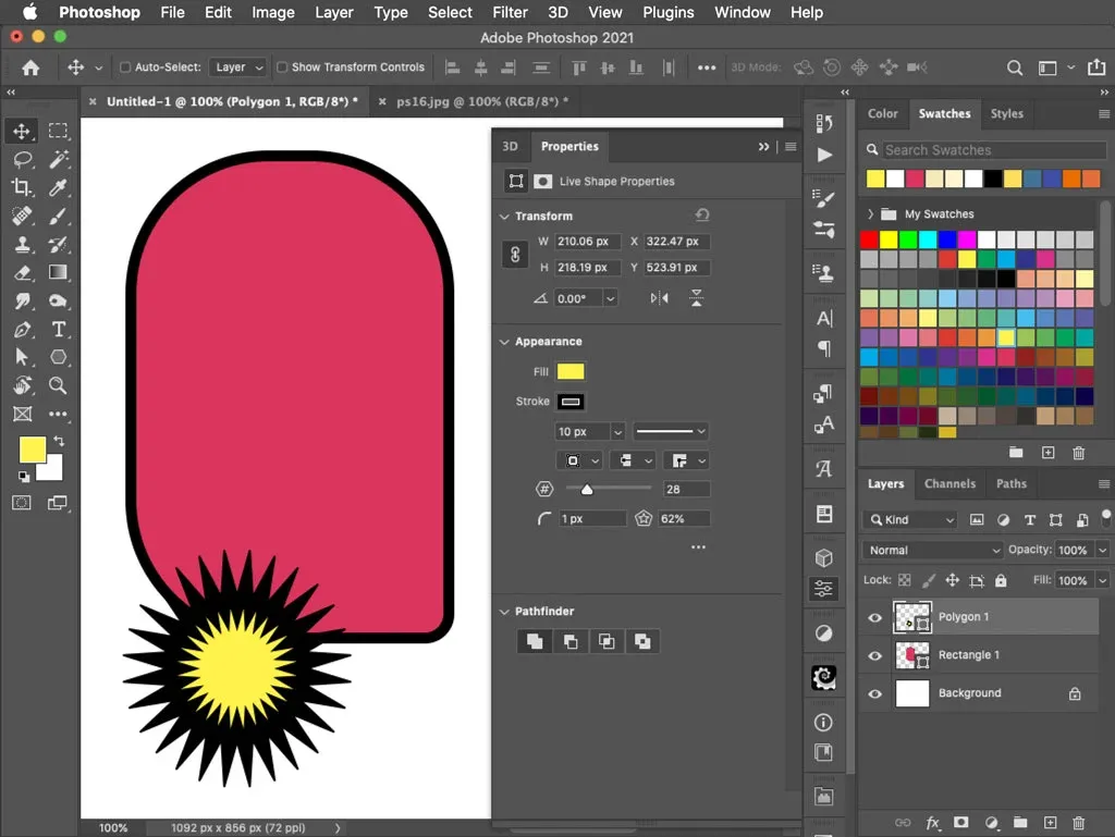 Adobe Photoshop 2021 project screenshot