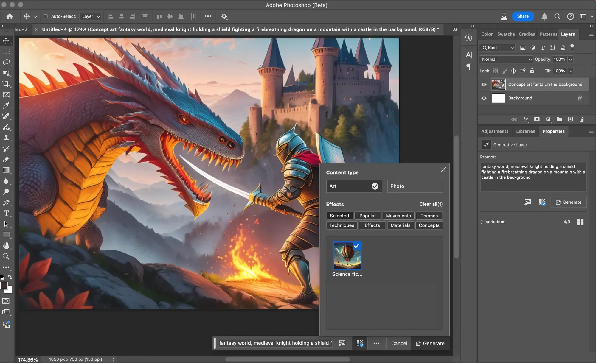Adobe Photoshop 2024 workspace screenshot