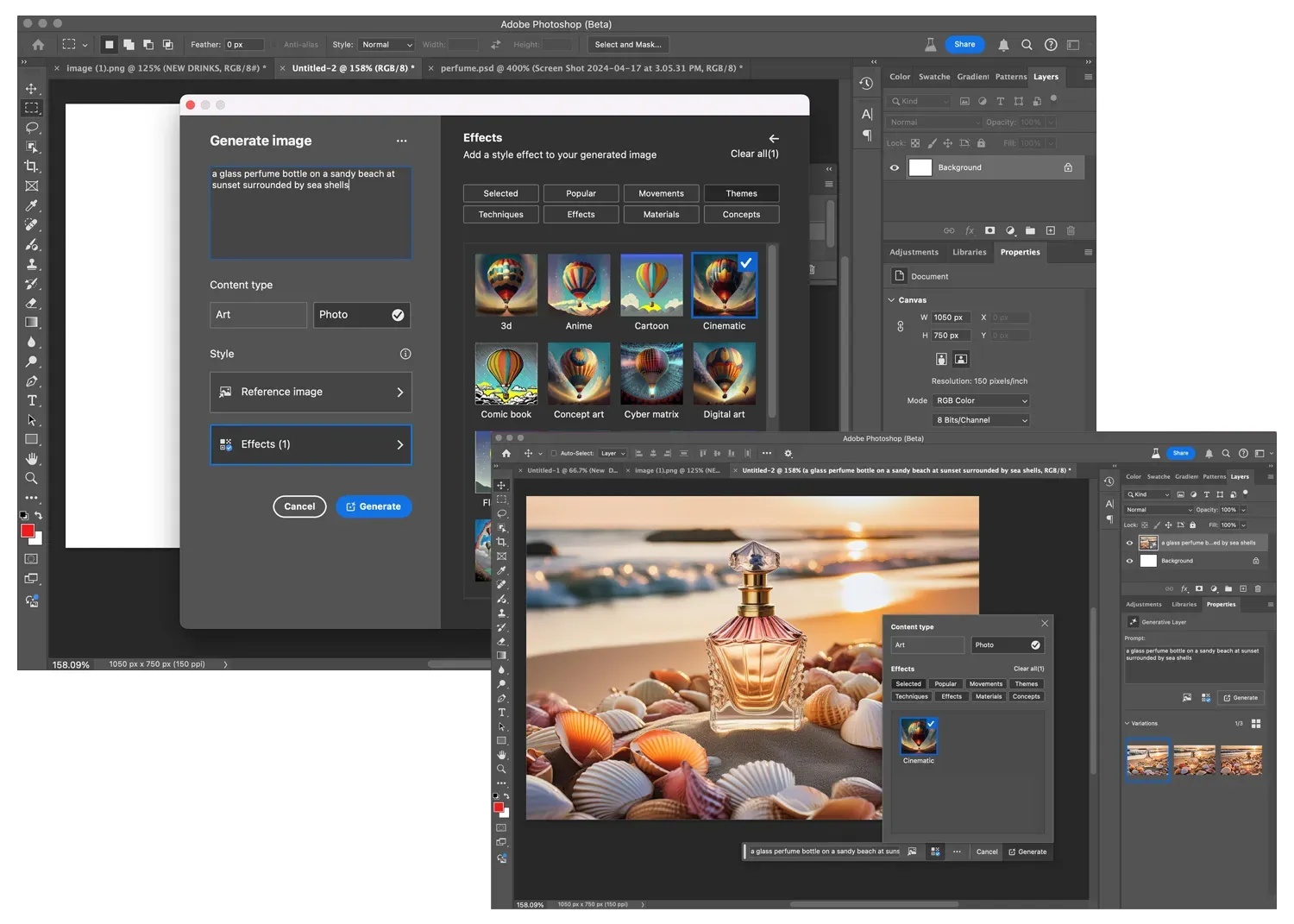 Adobe Photoshop 2024 interface screenshot