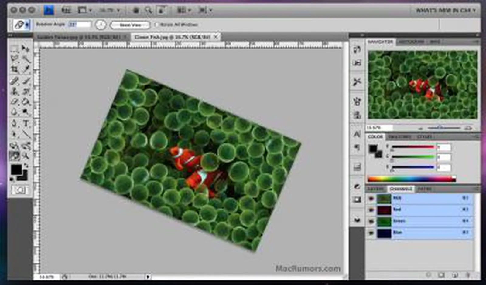 Adobe Photoshop CS4 workspace screenshot