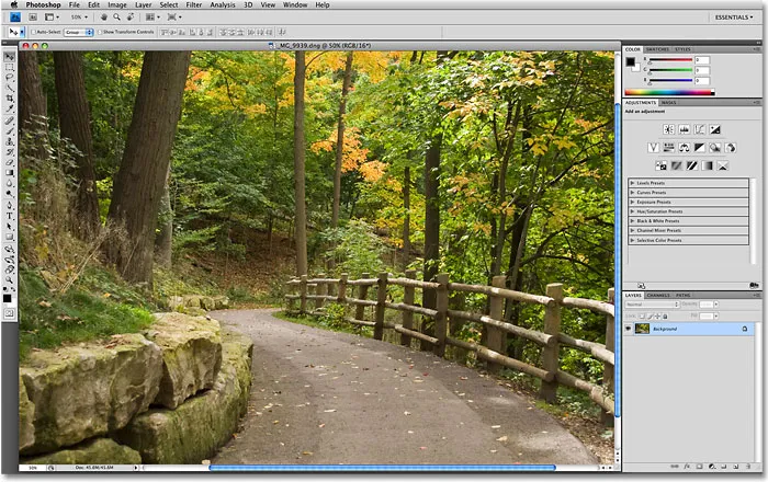 Adobe Photoshop CS4 project screenshot