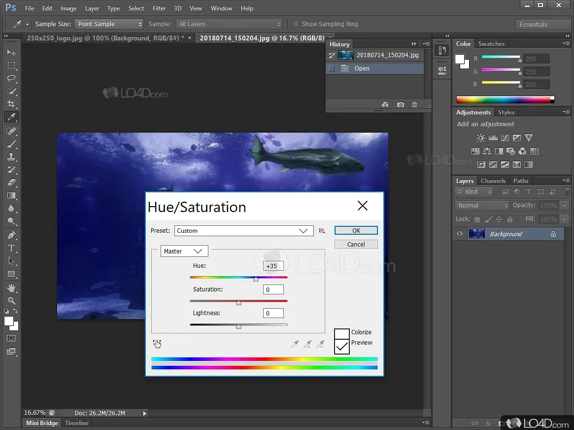 Adobe Photoshop CS5 workspace screenshot