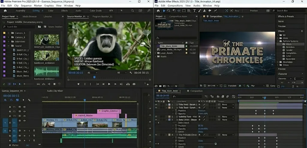 Adobe Premiere Pro 2025 project screenshot