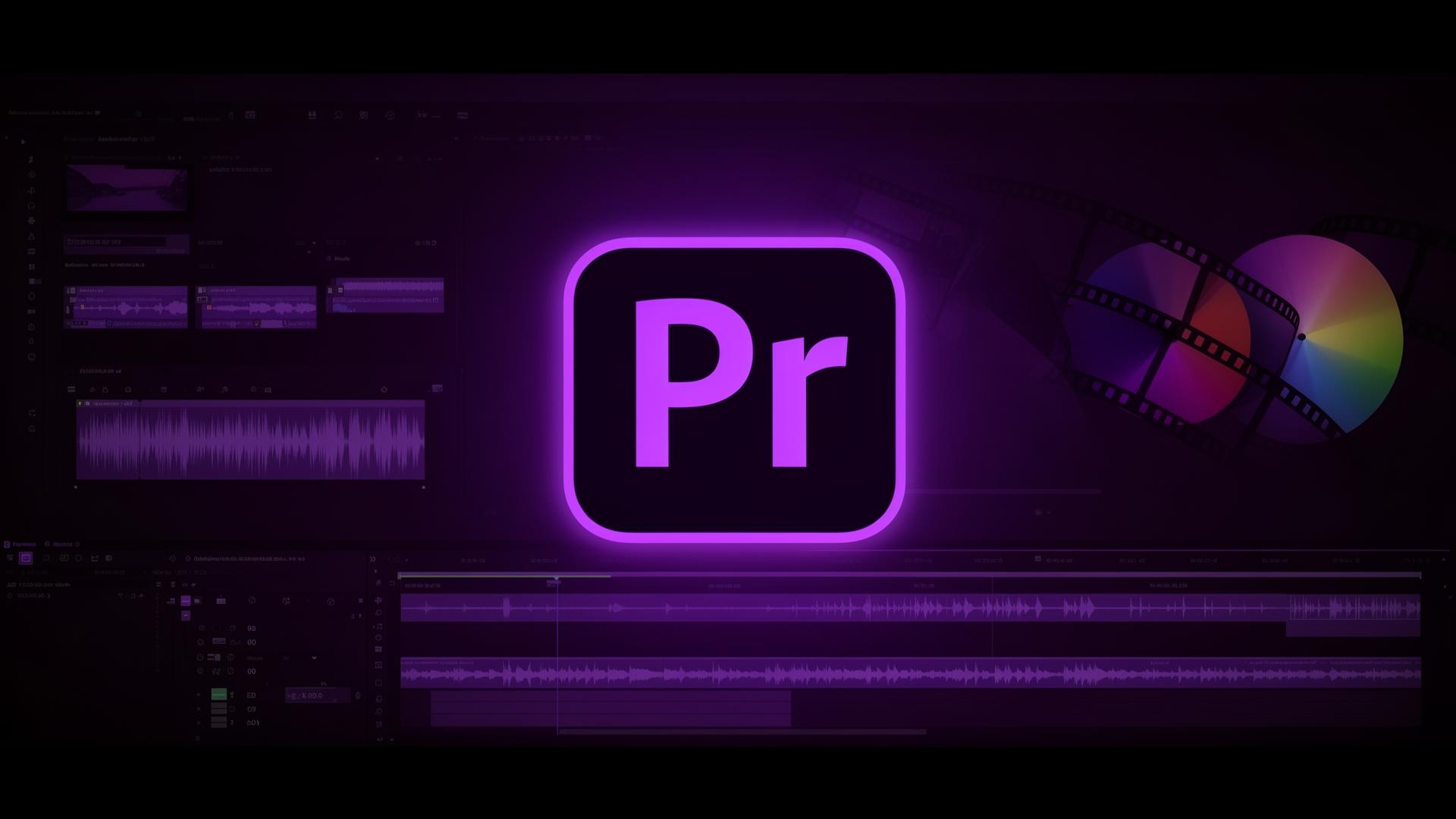Illustration de montage vidéo et d'étalonnage dans Adobe Premiere Pro
